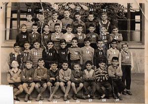 ECOLE JULES RENARD GARCONS 1957 CM1